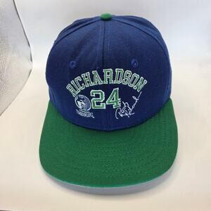 Vintage AJD Minnesota Timberwolves Pooh Richardson 24 Snapback USA Hat